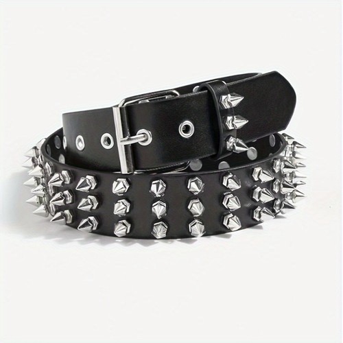 Unisex black spiked studded - unisex,