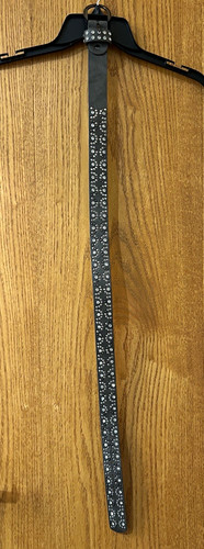 Women grey studded belt - women's,
