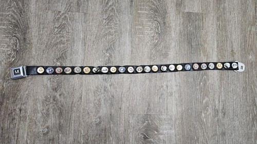 Men black leather studded - black,